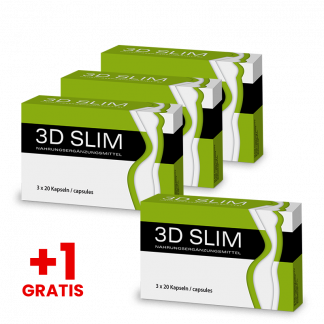 3D Slim - 3x60 Kapseln + 1x60 Kapseln GRATIS (2 Monate)