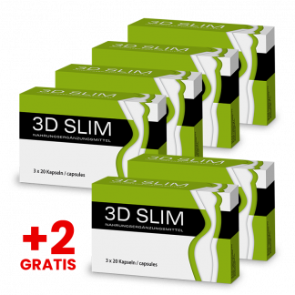 3D Slim - 4x60 Kapseln + 2x60 Kapseln GRATIS (3 Monate)