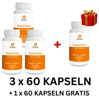 Curma'form 3 x 60 capsules + 1 x 60 capsules gratis