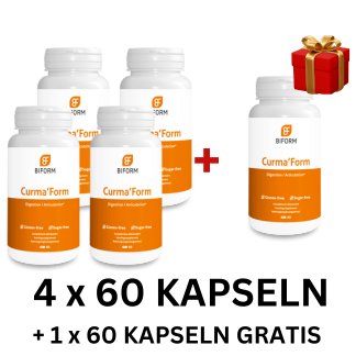 Curma'form 4 x 60 capsules + 1 x 60 capsules gratis