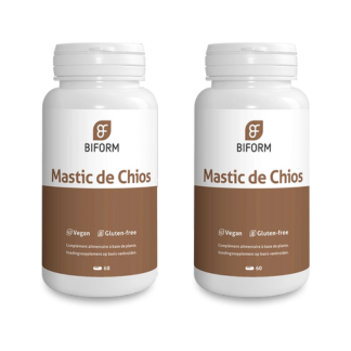 Mastic de Chios (Chios vom Mastixbaum) 2 Dosen mit je 60 Kapseln