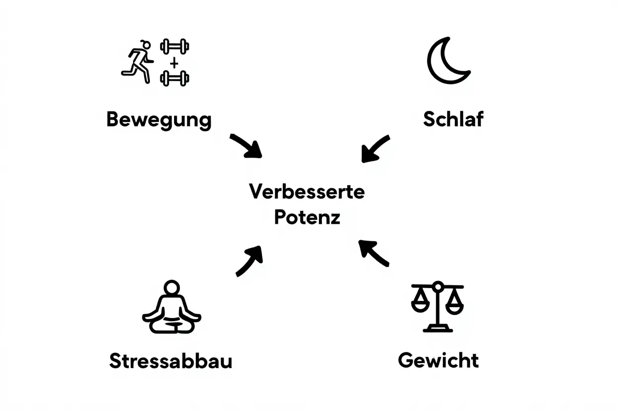 Lebensstil-Faktoren für Potenzverbesserung
