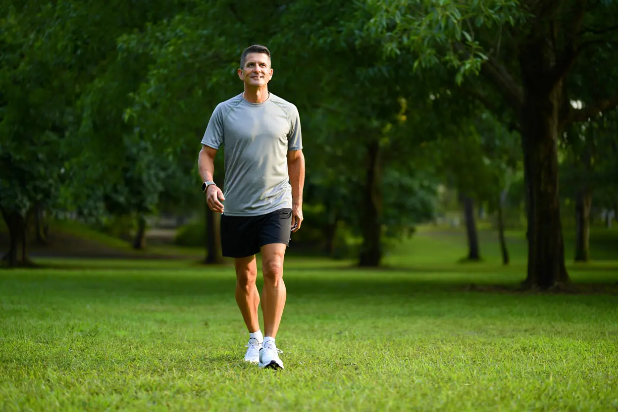 Täglicher Spaziergang für Herzgesundheit