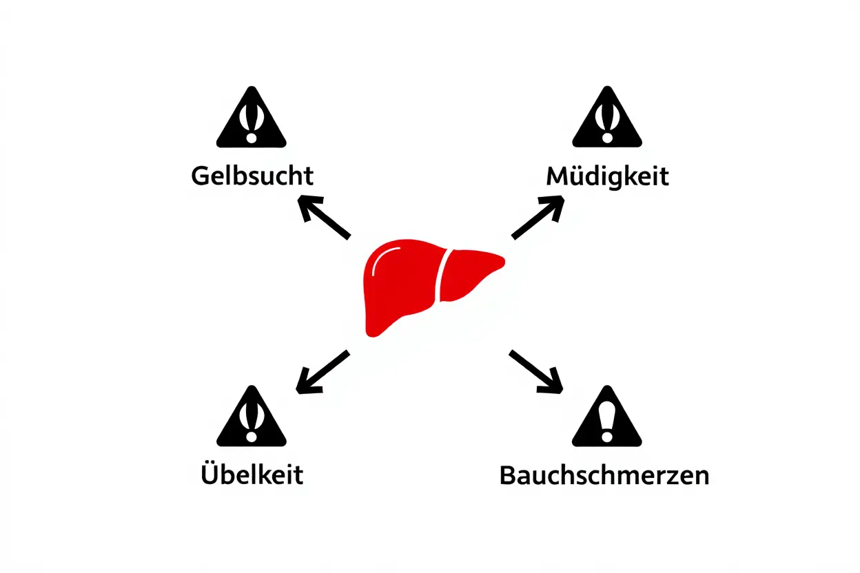 Warnzeichen einer Leberbelastung