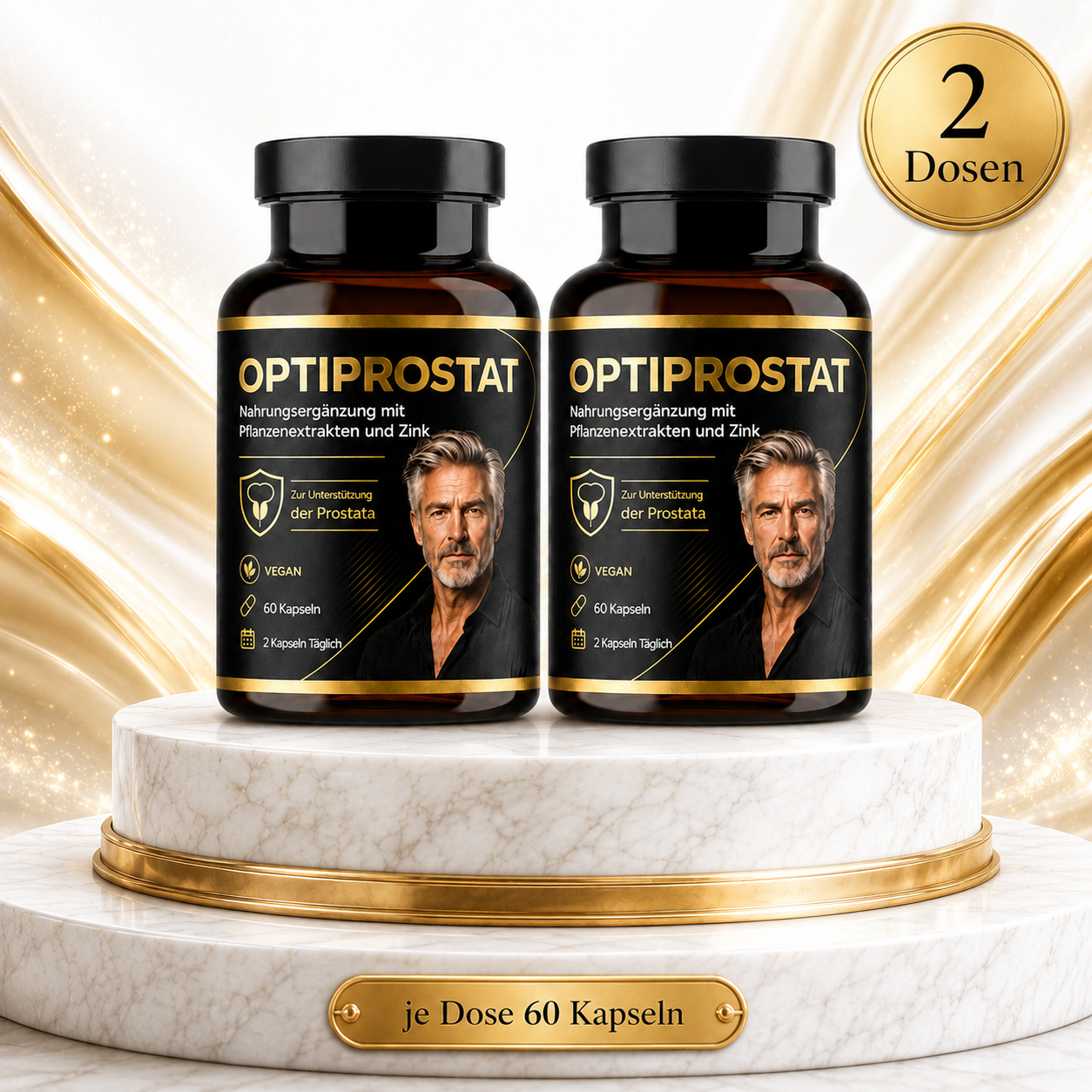 OPTIPROSTAT 2x 60 Kapseln für Männer (für 2 Monate)
