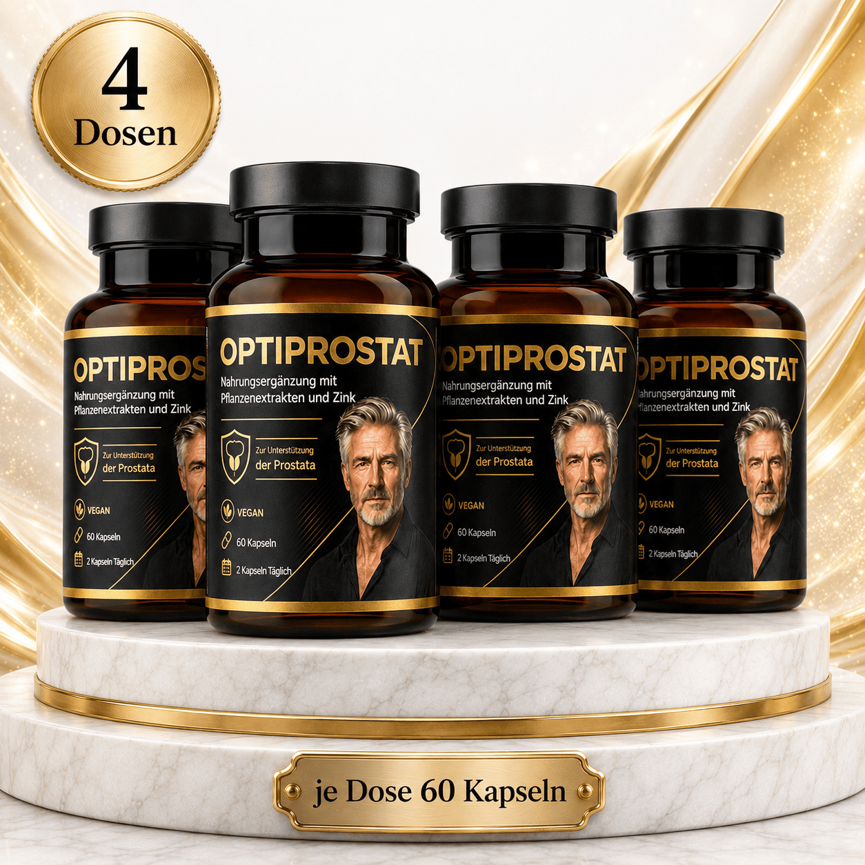 OPTIPROSTAT 4x 60 Kapseln für Männer (für 4 Monate)