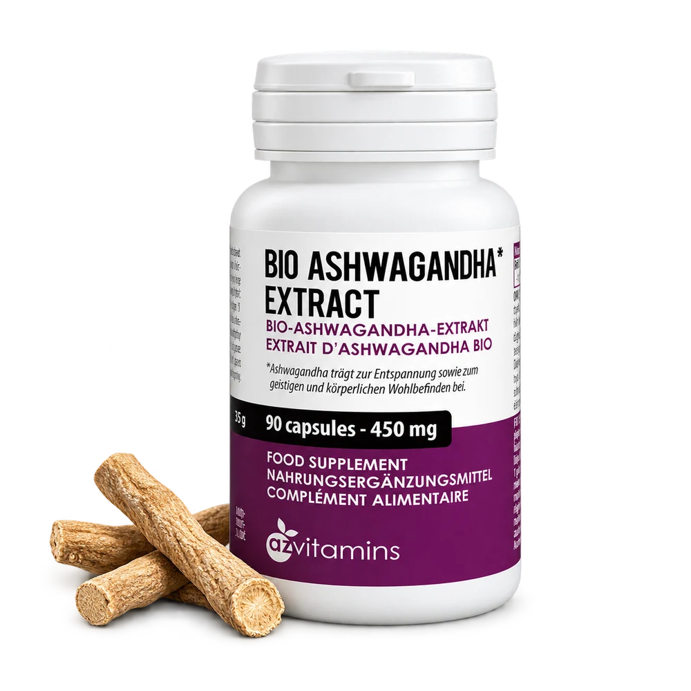 Bio-Ashwagandha mit Wurzelstücken