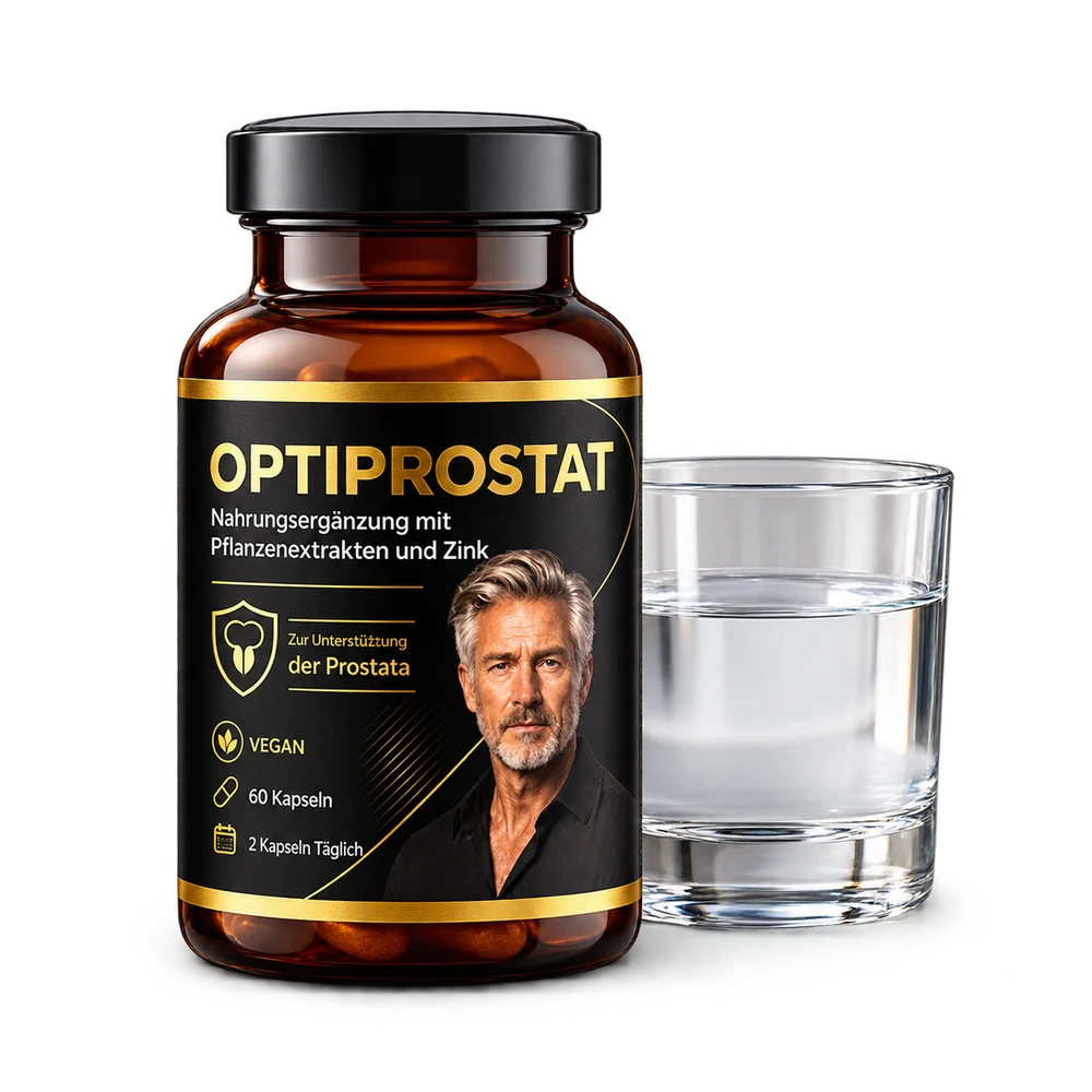 OPTIPROSTAT mit einem Wasserglas